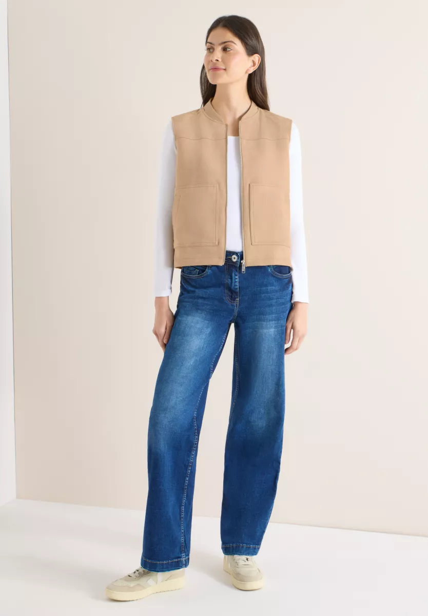 CBR Cecil Velour Blouson Vest 4 Cecil CBR Cecil Velour Blouson Vest