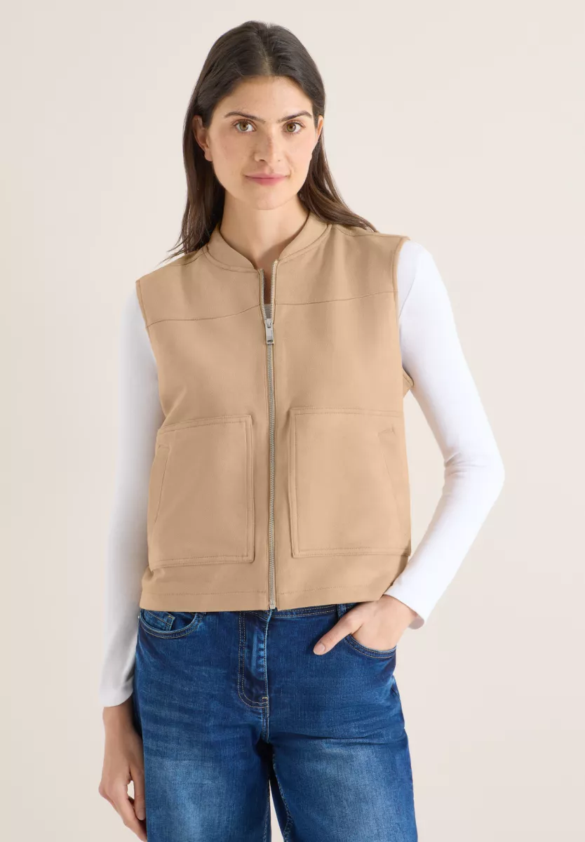 CBR Cecil Velour Blouson Vest 6 Cecil CBR Cecil Velour Blouson Vest