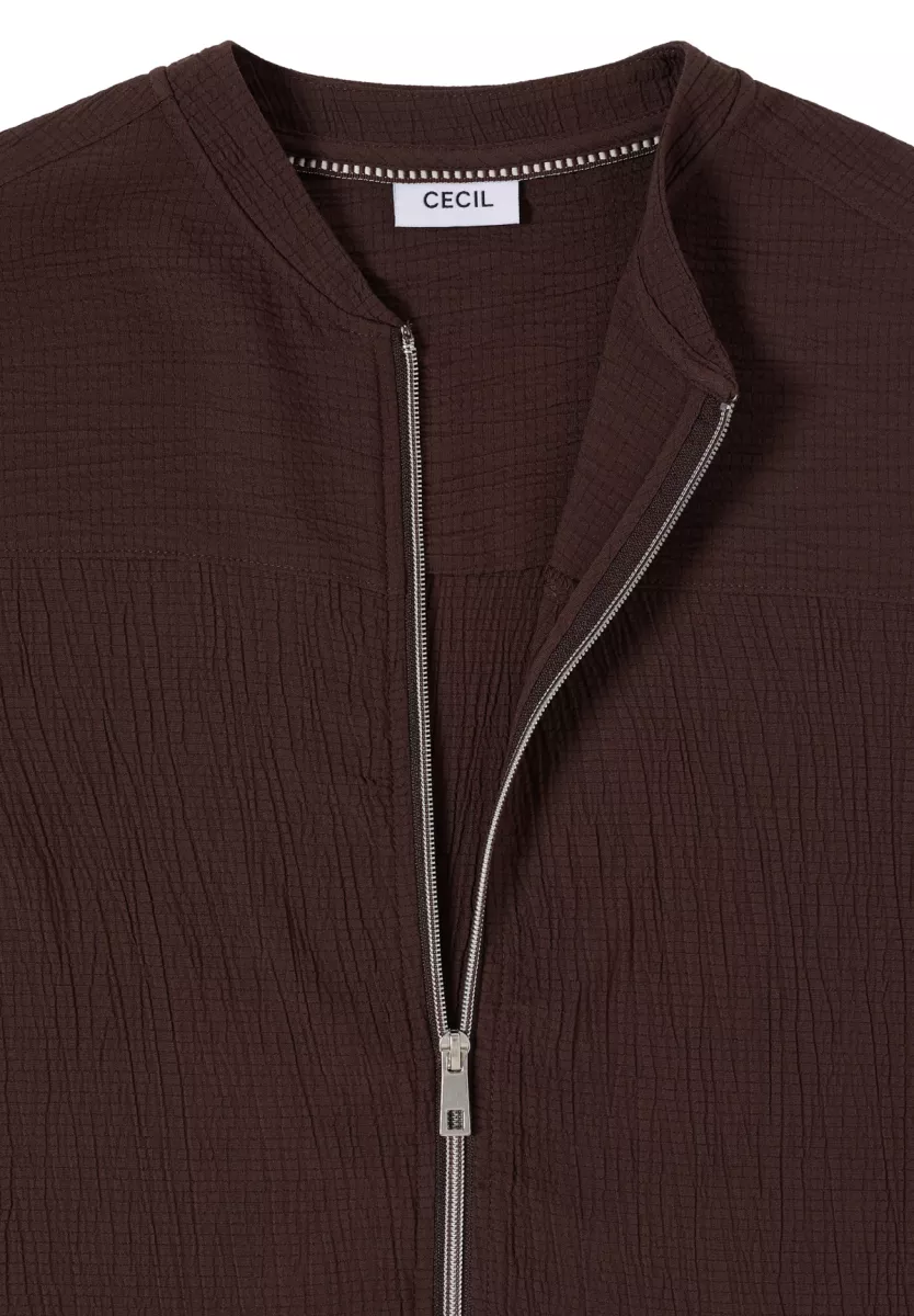 Cecil Solid Structured Blouse Jacket 5 Cecil Cecil Solid Structured Blouse Jacket