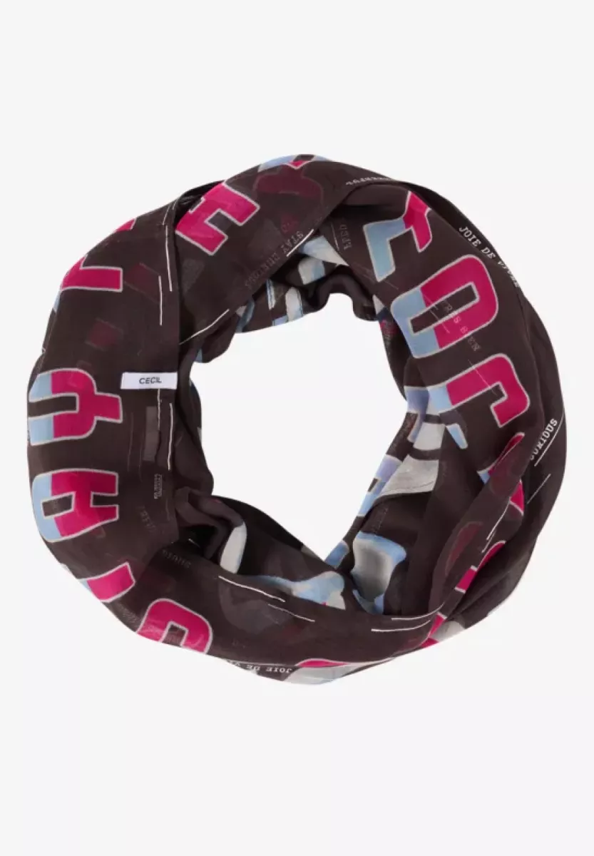 Cecil Foil Print Loop 1 Cecil Cecil Foil Print Loop