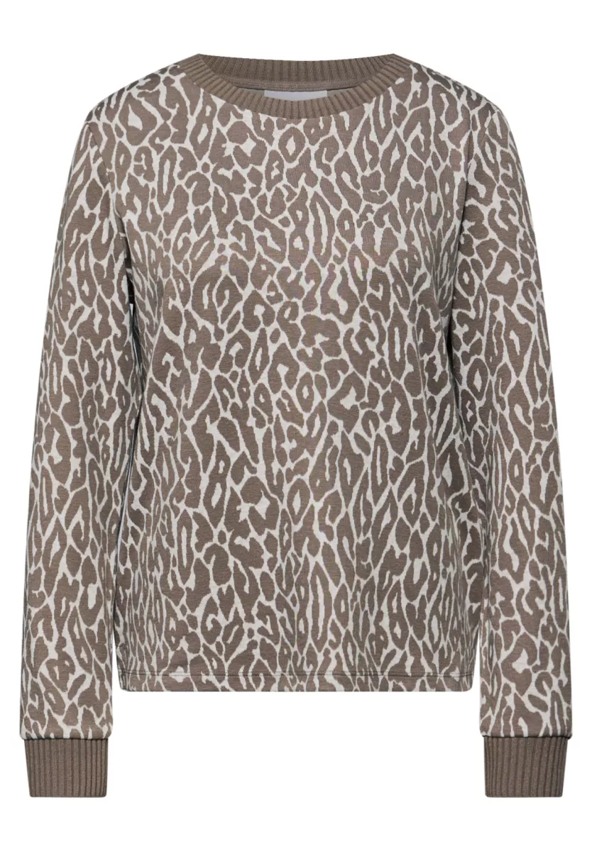 Street One dessin jacquard shirt w.rib co 1 Street One Street One dessin jacquard shirt w.rib co