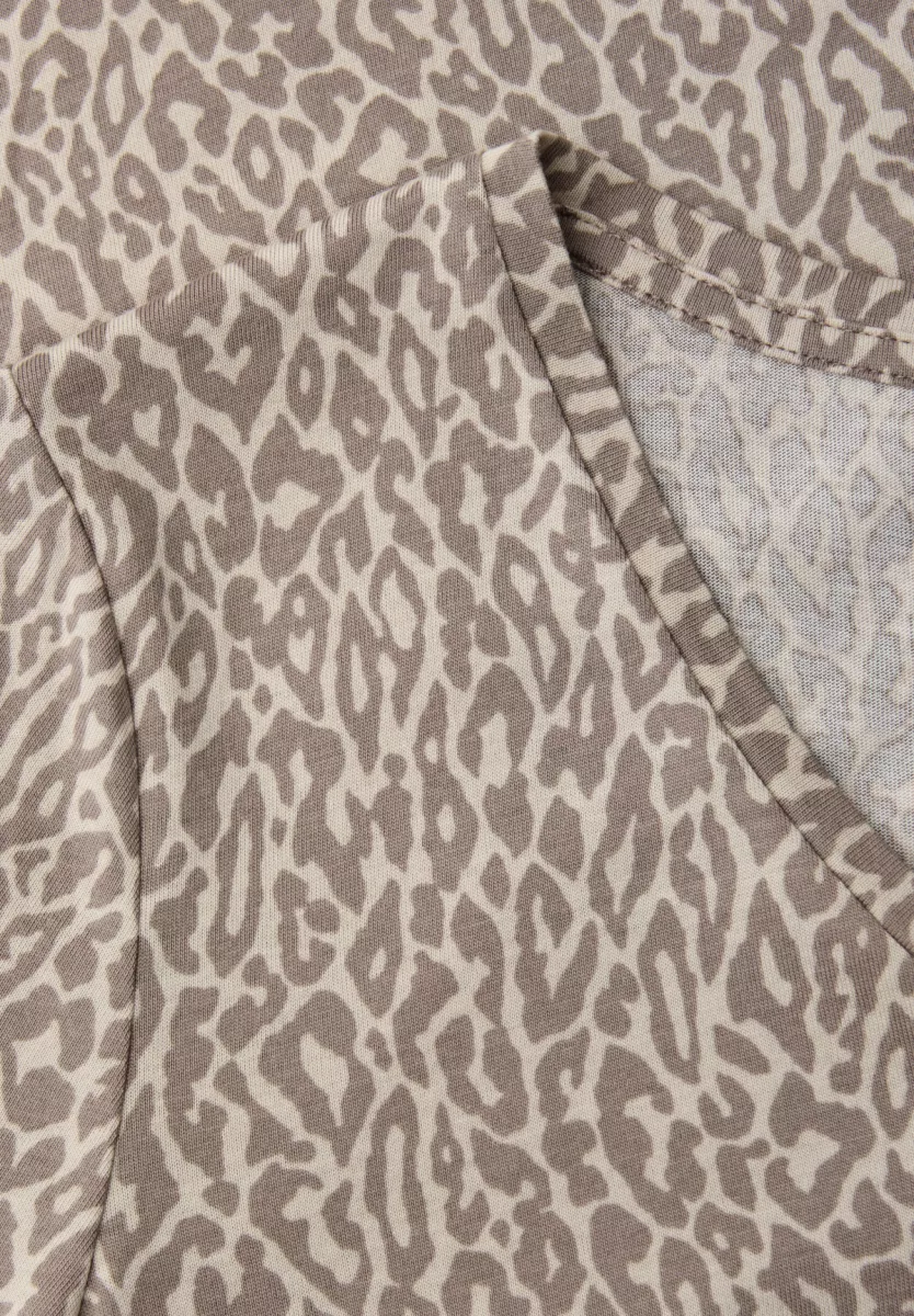 Street One printed shirt w.rounded v-neck 7 Street One Street One printed shirt w.rounded v-neck