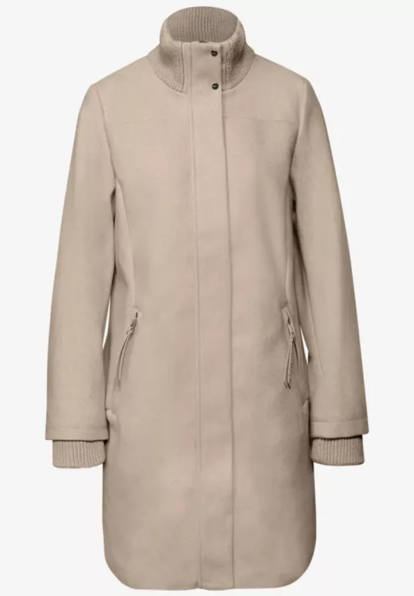 Street One Street One LTD QR Coat w. Knit Details