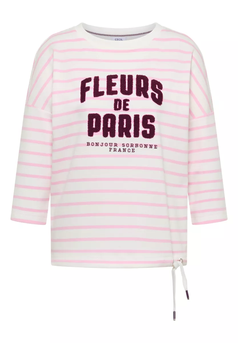 Cecil Cecil TOS Striped Fleurs FP Shirt