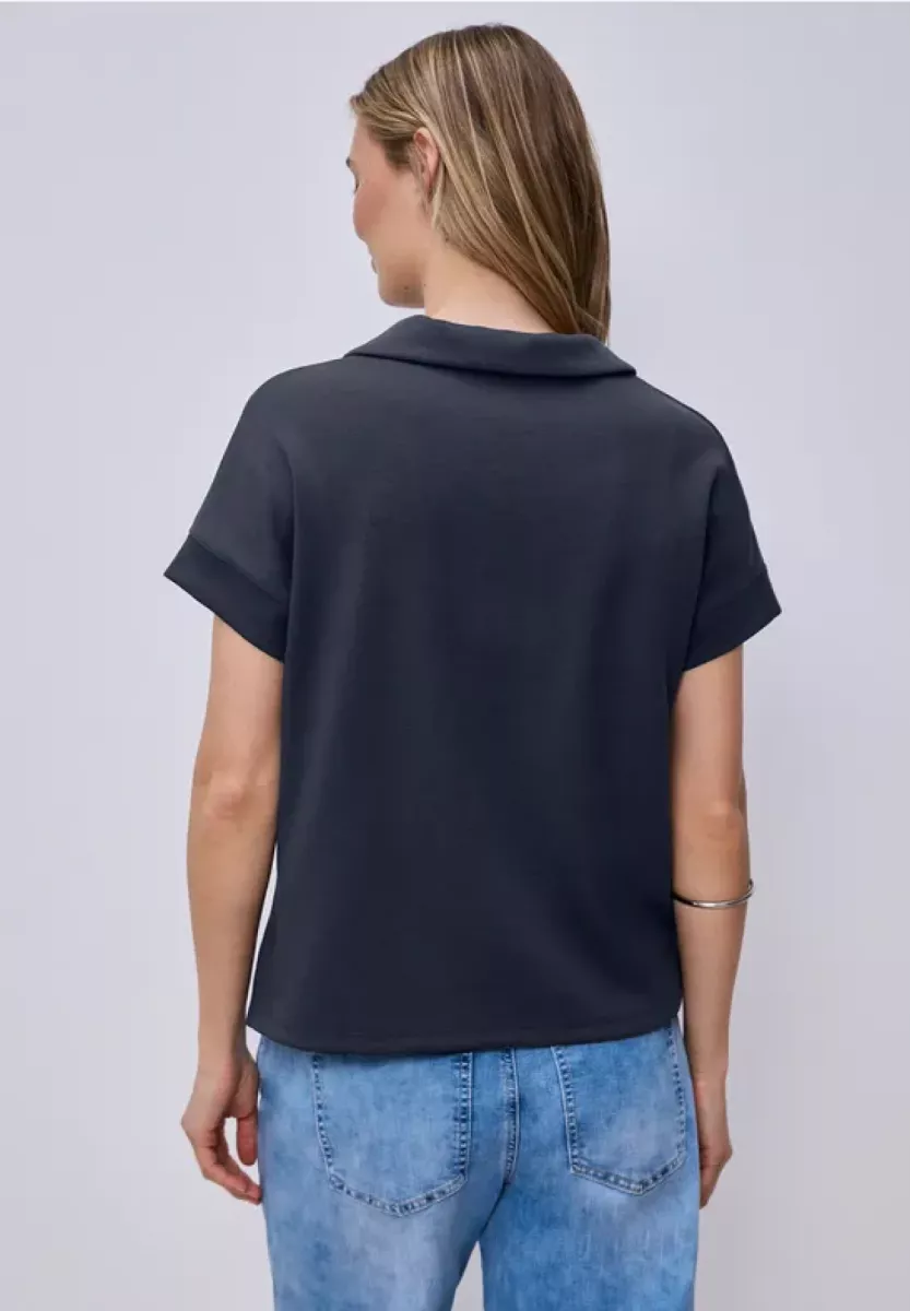 CBR Street polo shirt w.rib panel 4 Street One CBR Street polo shirt w.rib panel