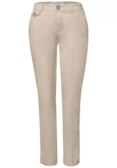 Street One Street One QR Chino peach Twill Co/Ea