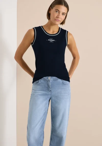 Cecil CBR Cecil Ocean FP Rib Top