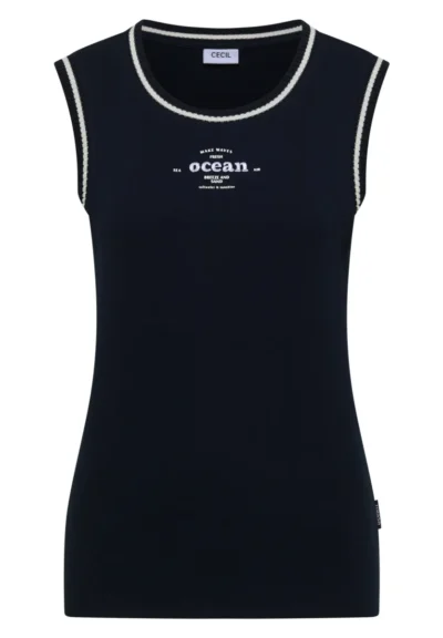 Cecil CBR Cecil Ocean FP Rib Top
