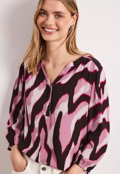 Street One CBR Street printed mat-mix shirt w.button