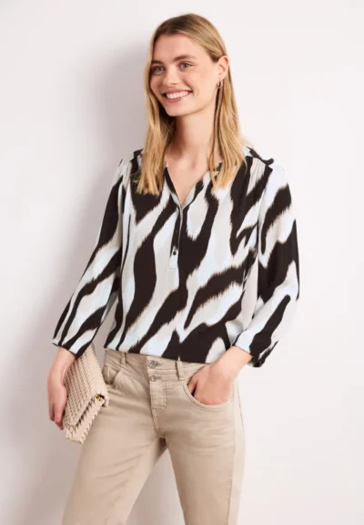 Street One CBR Street printed mat-mix shirt w.button