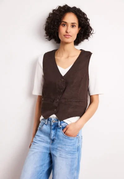 Street One CBR Street SOL_Short Vest Buttons