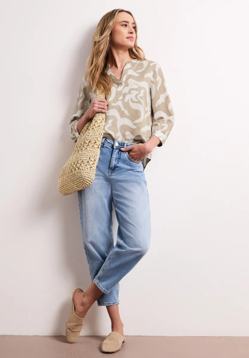 CBR Street SOL_Splitneck tunic blouse AOP 3 Street One CBR Street SOL_Splitneck tunic blouse AOP