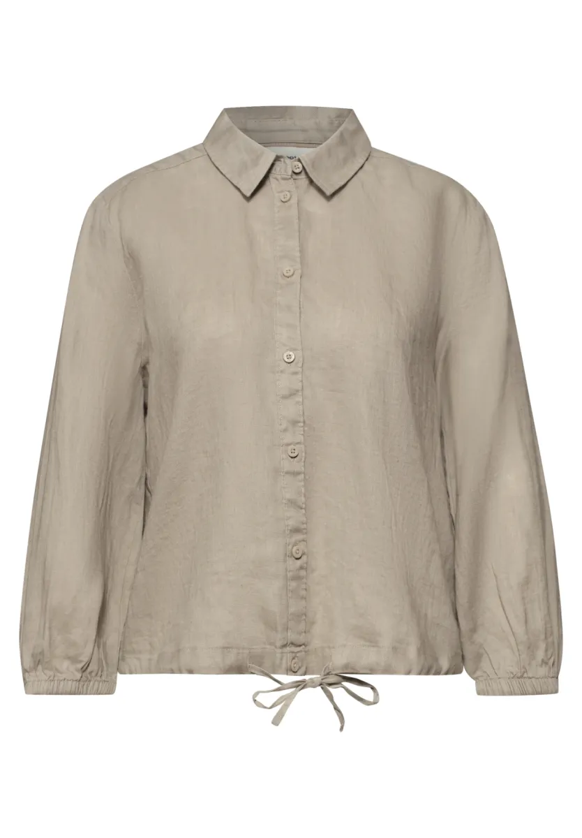 Street One CBR Street SOL_Shirtcollar blouse w gathe