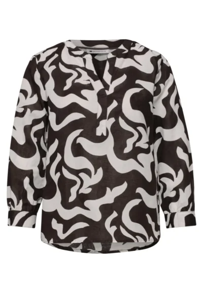 Street One CBR Street SOL_Splitneck tunic blouse AOP