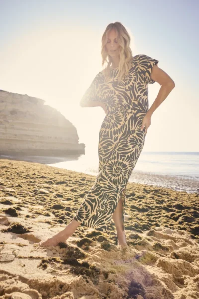 Tramontana Tramontana Maxi Skirt Safari Bloom