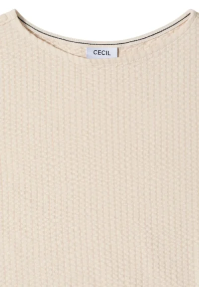 Cecil Cecil Big Seersucker Structure T-Shi