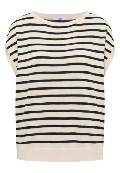 Cecil Cecil Striped Linen Look Shirt