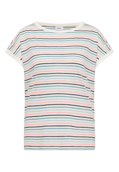 Cecil Cecil TOS Multi Striped Turn-Up Shir