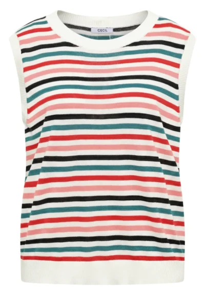 Cecil Cecil Striped knit Top