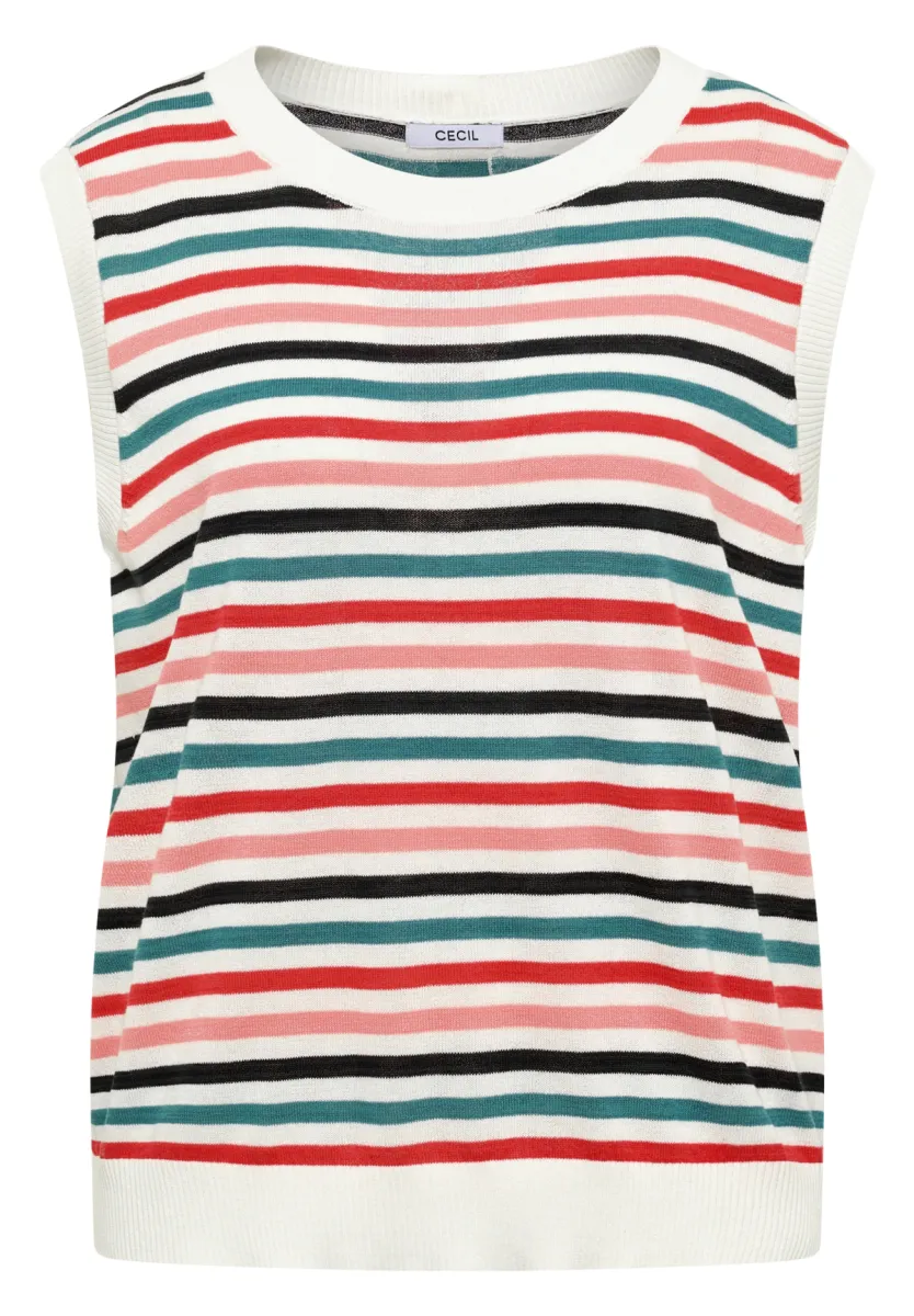 Cecil Cecil Striped knit Top