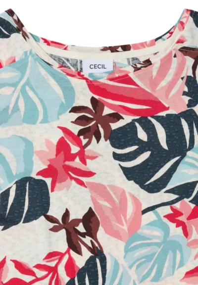 Cecil Cecil TOS AOP Print Mix T-Shirt