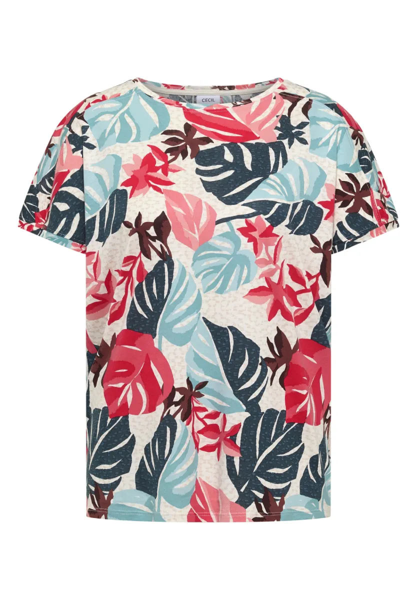 Cecil Cecil TOS AOP Print Mix T-Shirt