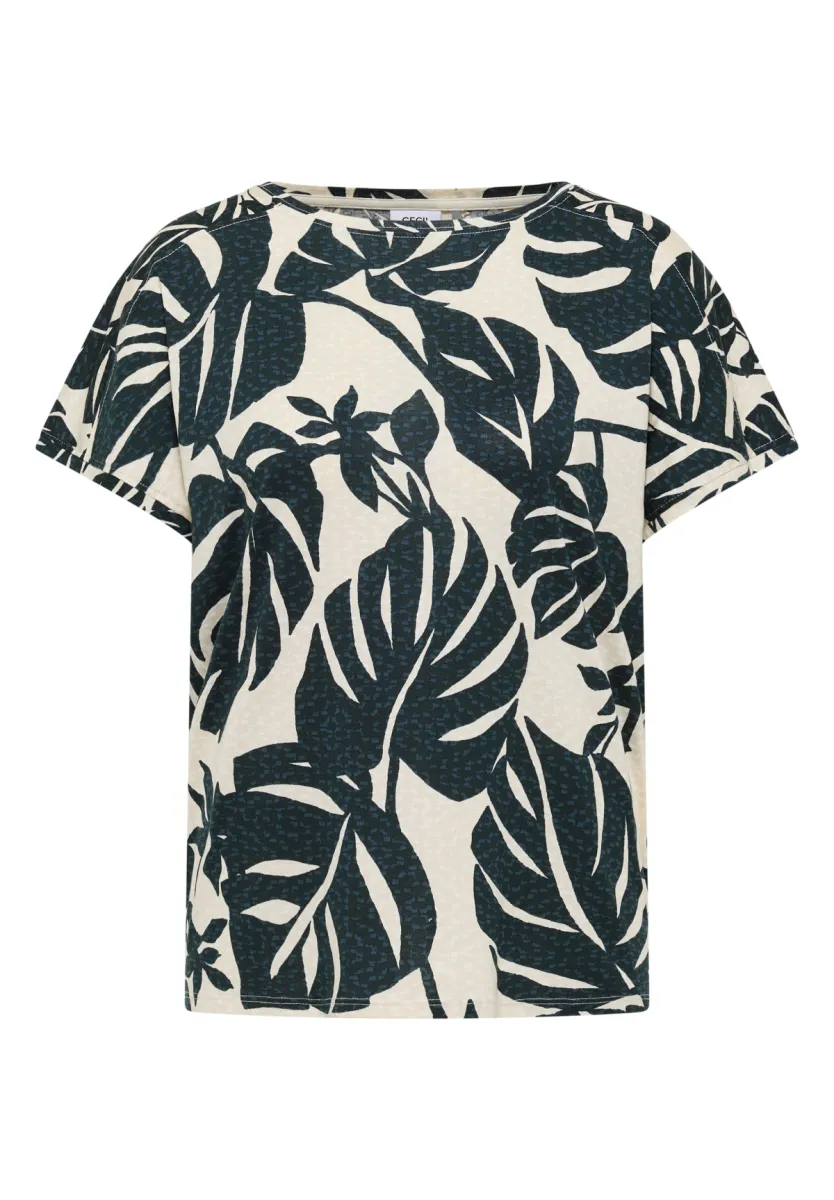 Cecil Cecil TOS AOP Print Mix T-Shirt