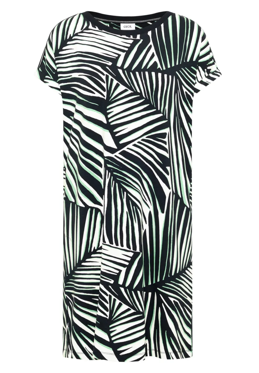 Cecil AOP Jersey Dress 1 Cecil Cecil AOP Jersey Dress