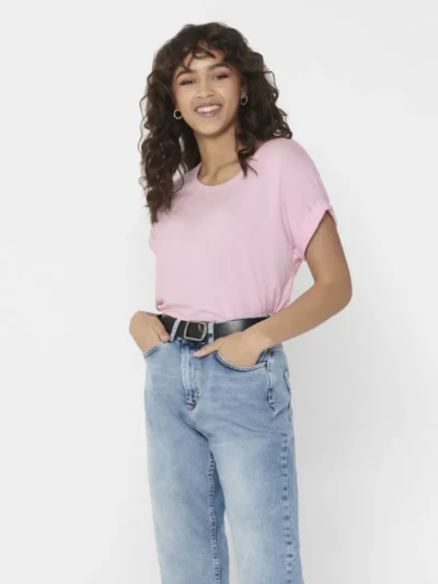 Only ONLY S/S O-NECK TOP NOOS JRS