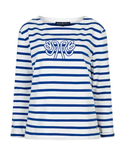 Red Button Red Button Terry Stripe & logo