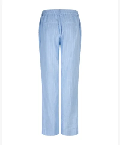 Red Button Magic App Claudette Linen/Visco Pinstrip