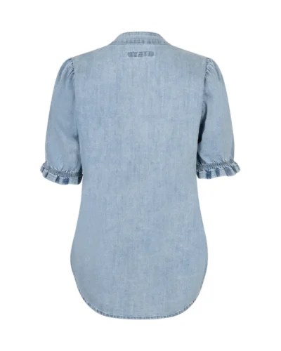 Red Button Magic App Victoria Blouse Denim