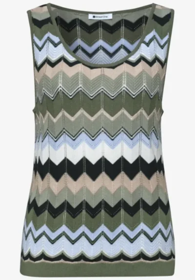 Street One CBR Street multicolor zig-zag top