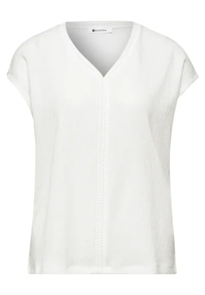 Street One Street One structure shirt w.deco tape