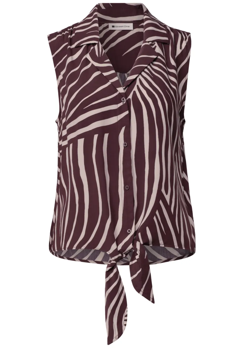Street One Street LTD QR Blousetop w bowling col