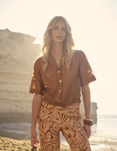 Tramontana Tramontana Short-Sleeve Blouse Drawcord