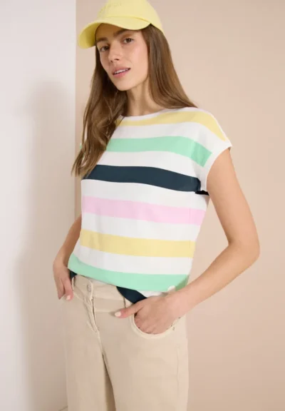 Cecil Cecil TOS Multistripe T-Shirt
