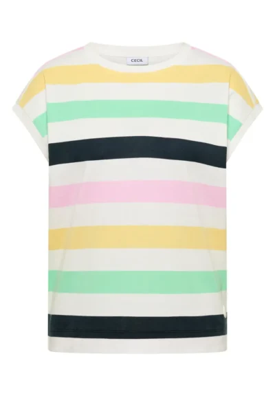 Cecil Cecil TOS Multistripe T-Shirt