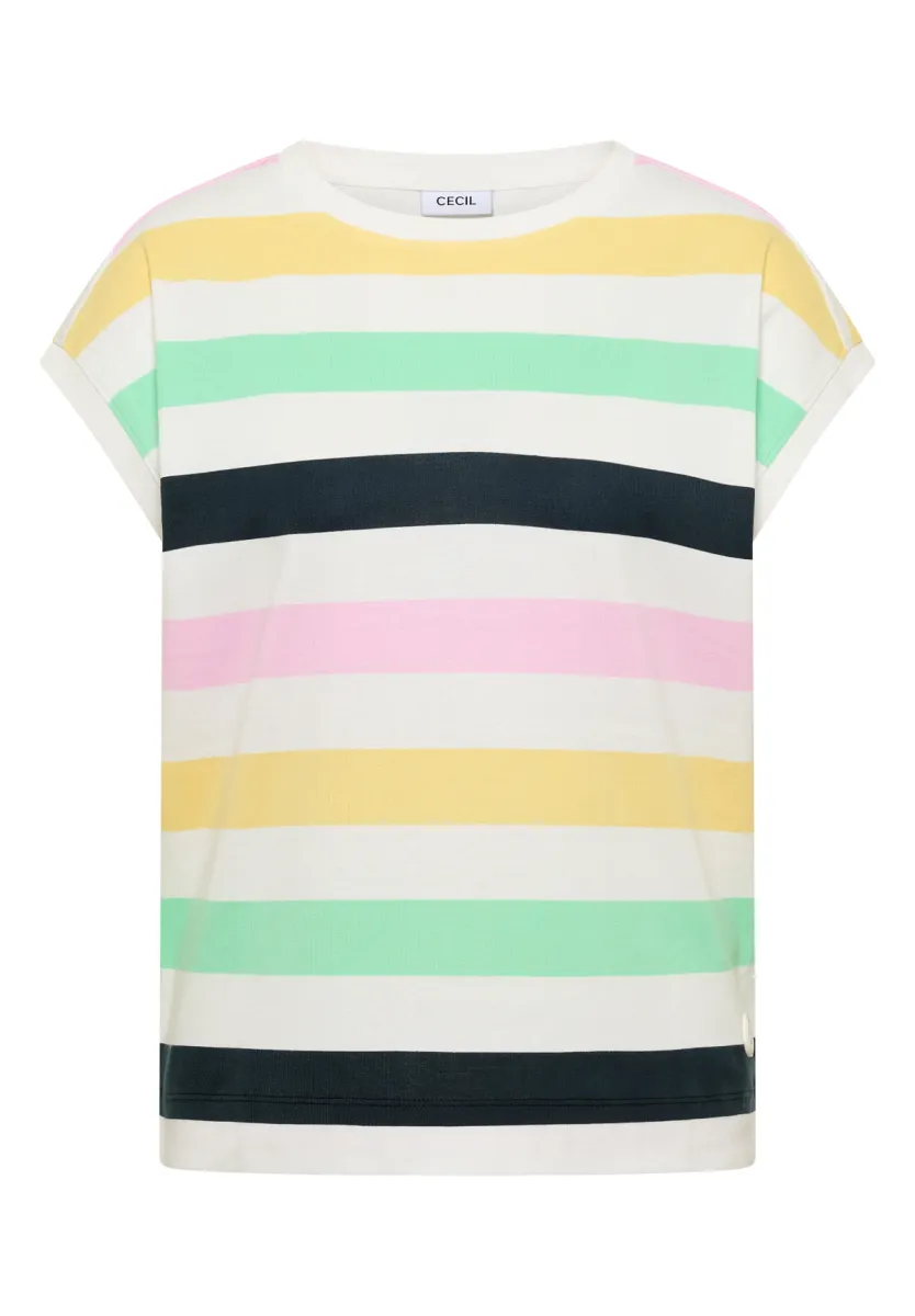 Cecil Cecil TOS Multistripe T-Shirt