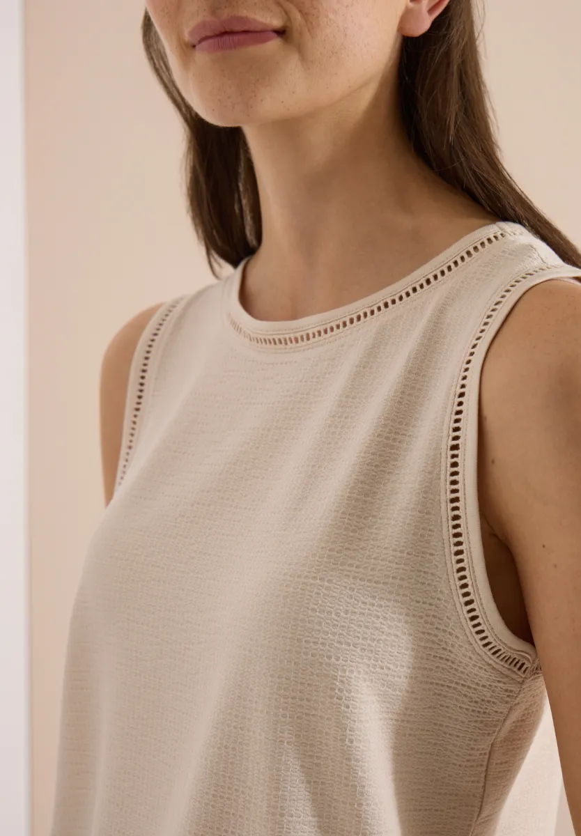 Cecil Structured Lace Detail Top 6 Cecil Cecil Structured Lace Detail Top