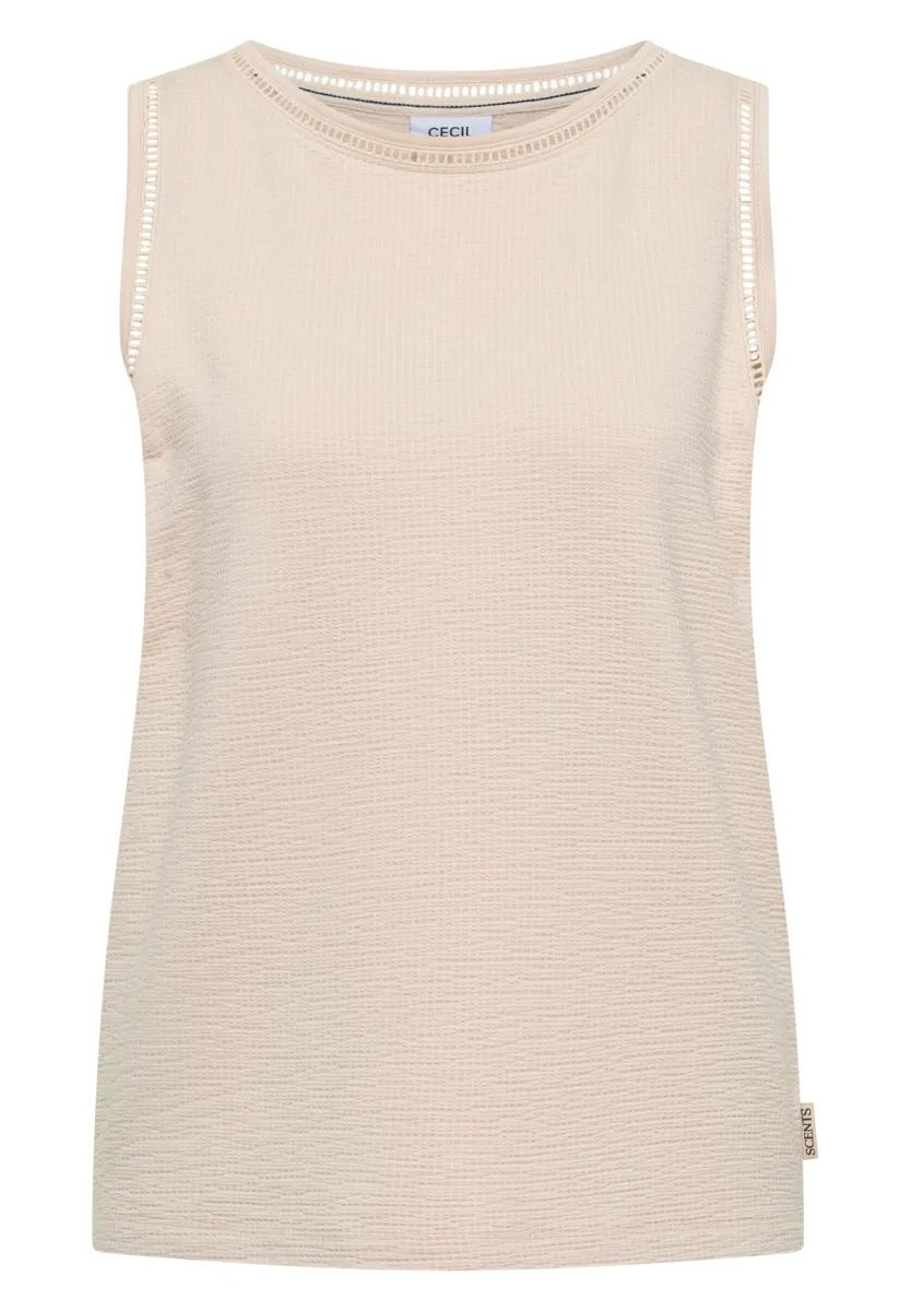 Cecil Structured Lace Detail Top 1 Cecil Cecil Structured Lace Detail Top