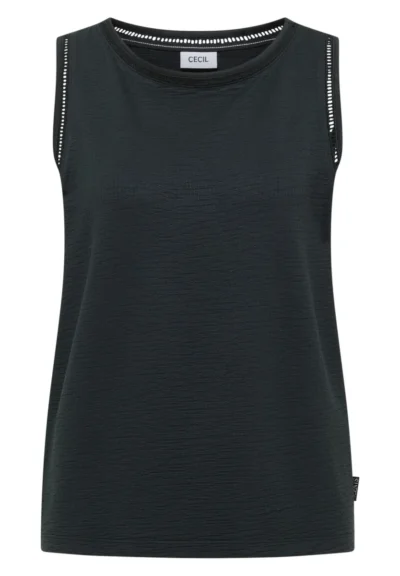 Cecil Cecil Structured Lace Detail Top