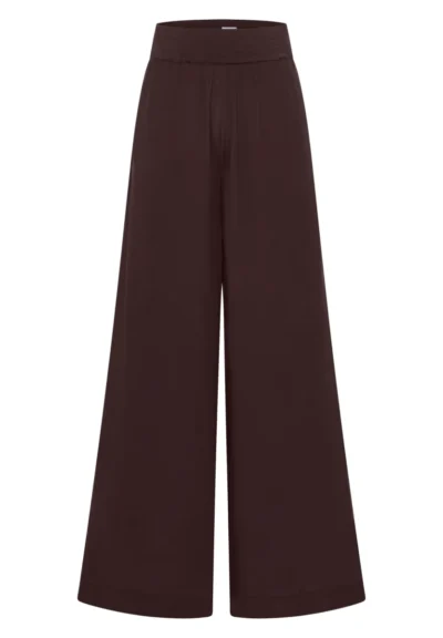 Cecil Cecil EOS_Wide Leg Crepe Viscose Sol