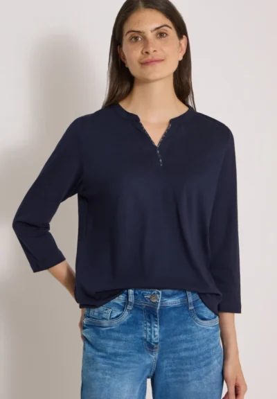 Cecil Cecil Solid Mesh Tunic