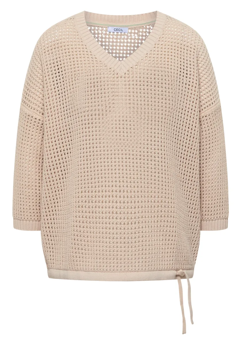 Cecil Cecil TOS_Crochet V-neck