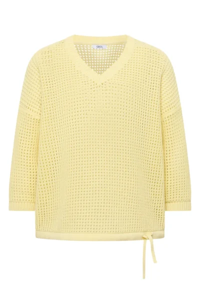 Cecil Cecil TOS_Crochet V-neck