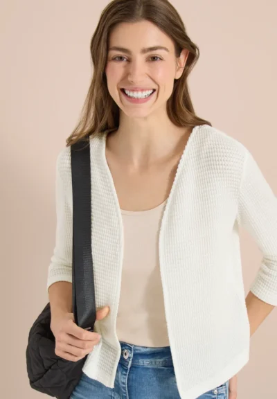 Cecil Cecil TOS Ajour Knit Open Jacket