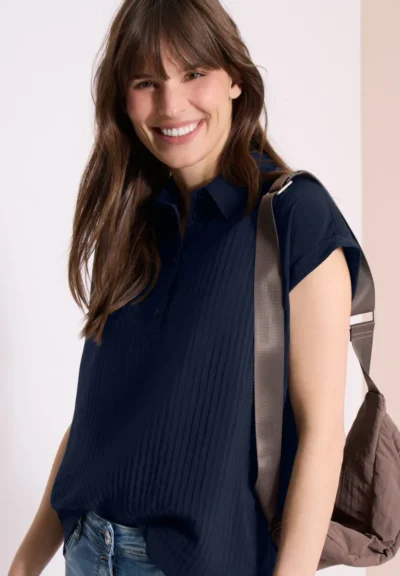 Cecil Cecil TOS Solid Collar Blouse
