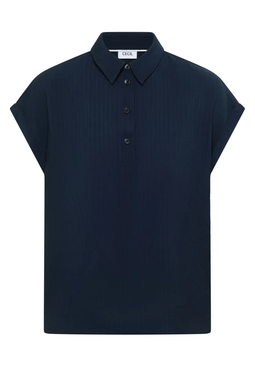 Cecil Cecil TOS Solid Collar Blouse