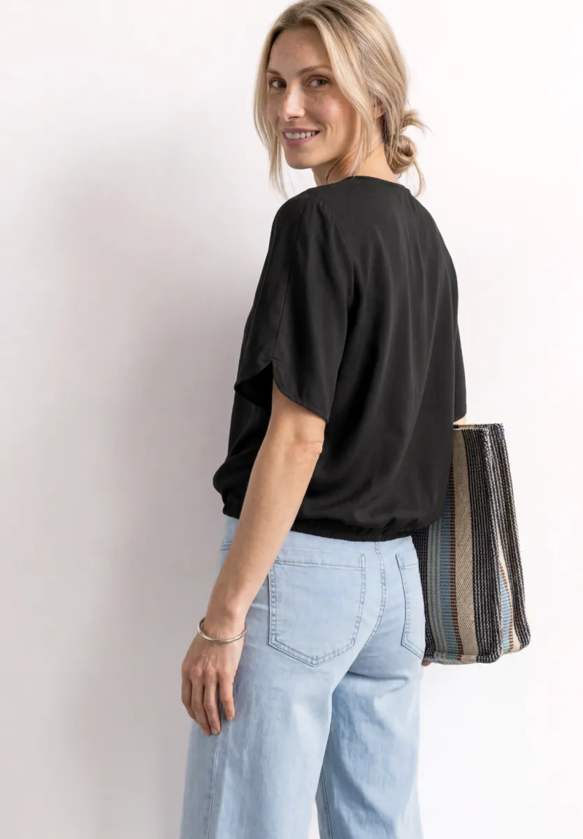 Street One LTD QR V-neck Blouse w overlap 3 Street One Street One LTD QR V-neck Blouse w overlap